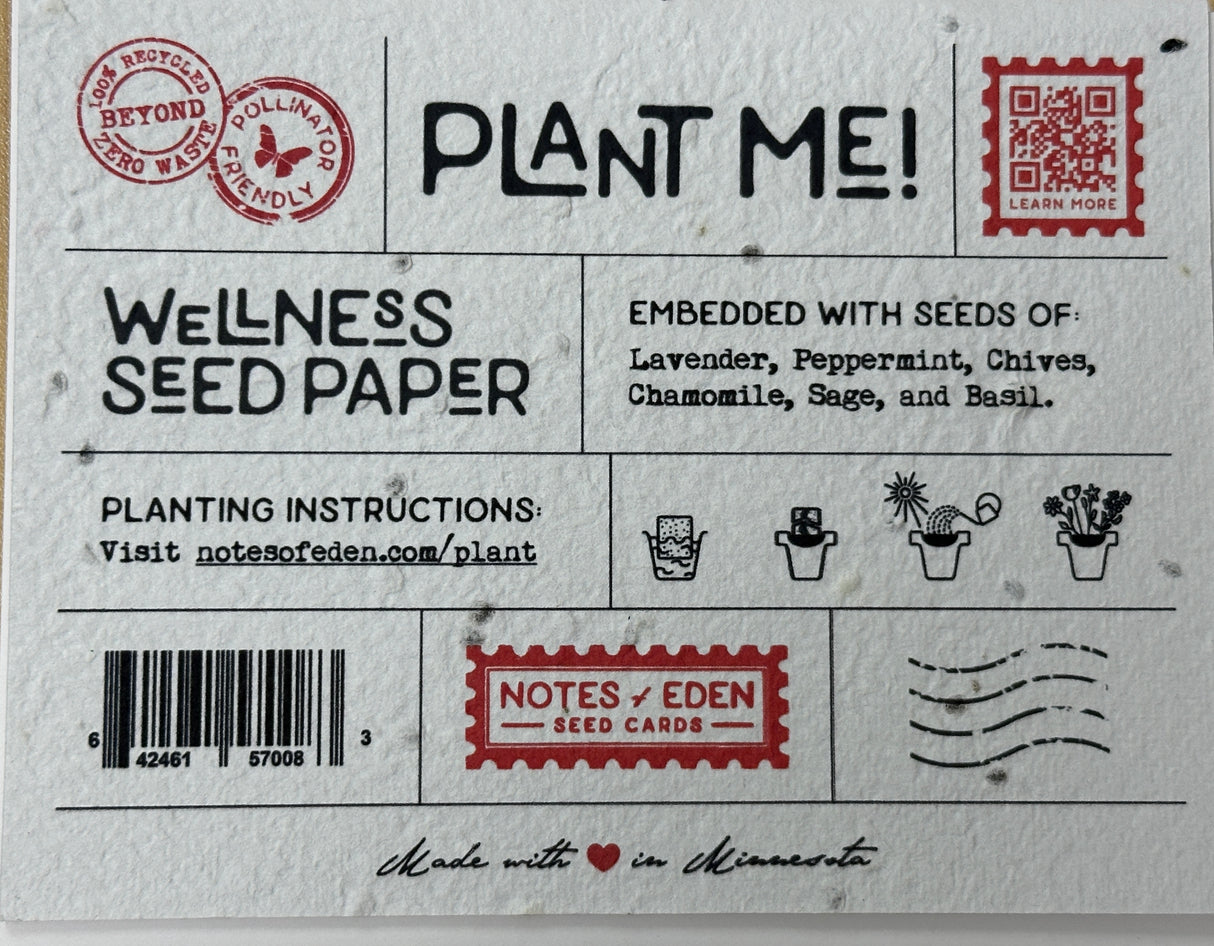 Bee Well Herb Mix Seed Card