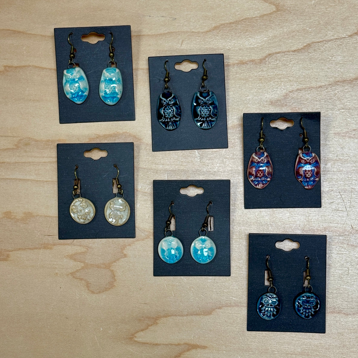Hand Crafted Ceramic Earrings