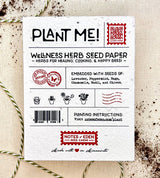 "Thank You For Helping Me Grow" Seed Card Herbs