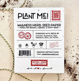 Father's Day Wellness Mix Seed Card Herbs