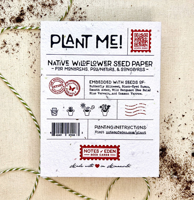 Hope, Plantable Native Wildflower Seed Card
