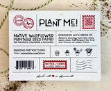 Happy Birthday Cardinal Seed Card Native Wildflowers
