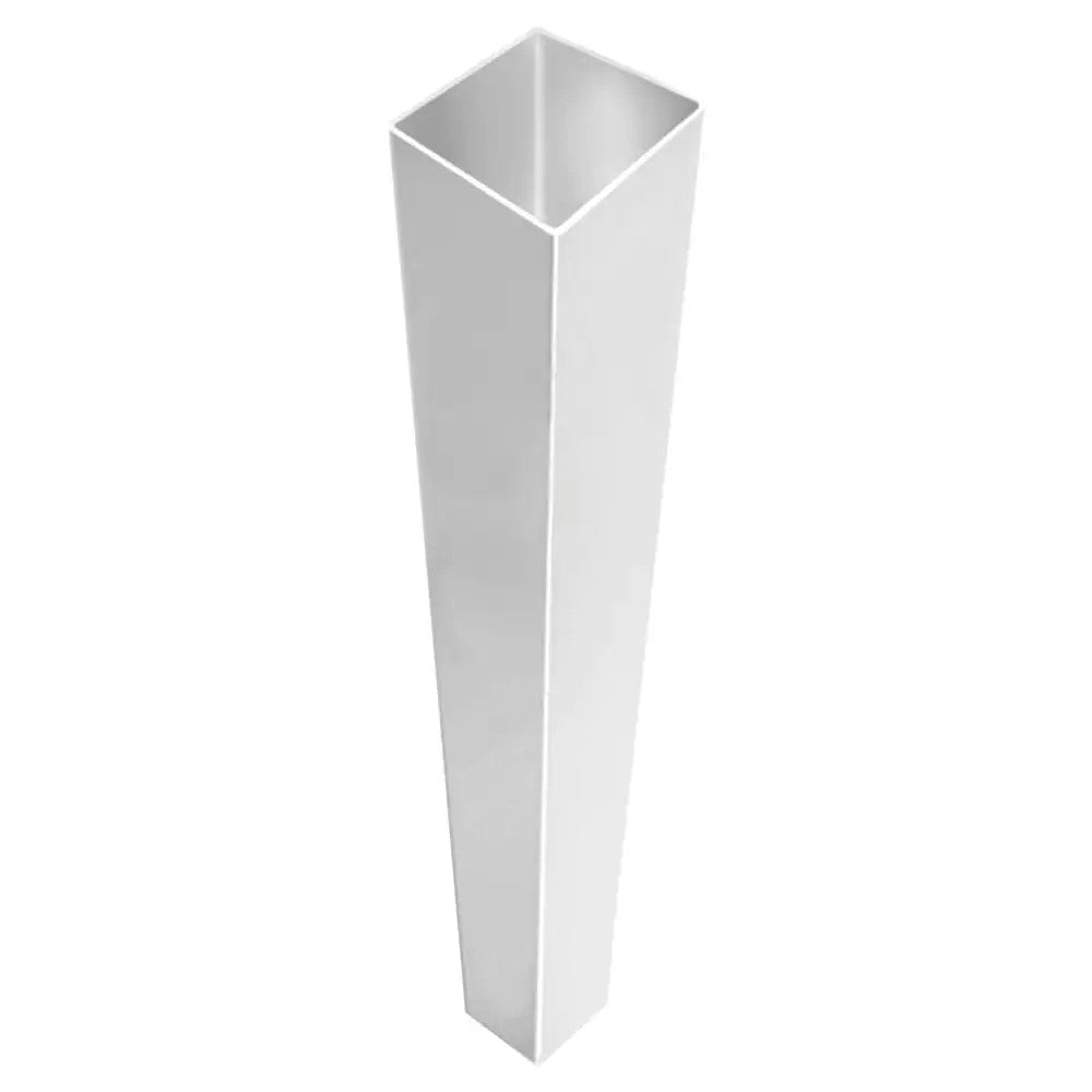 4x4 White Vinyl Square Fence Post 6'