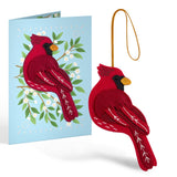 5x7" Cheerful Cardinal Heartfelt Charm Card™