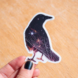 Cosmic Crow Sticker
