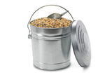 6 Gallon Galvanized Seed Can Locking Lid