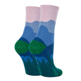 The Trail | Women's Funny Crew Socks