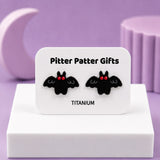 Bat Stud Earrings