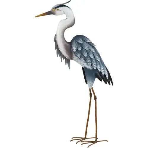 Blue Heron Metal Decor