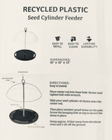Clear Dome Seed Cylinder Feeder