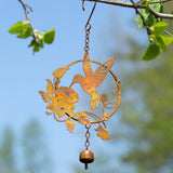 Flamed Hummingbird & Lily Ornament