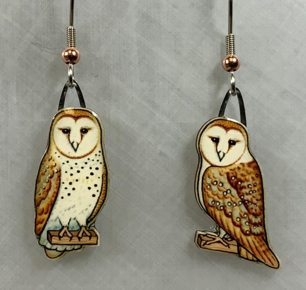 Barn Owl Earrings