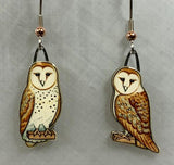 Barn Owl Earrings