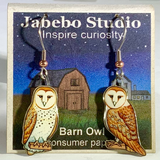 Barn Owl Earrings