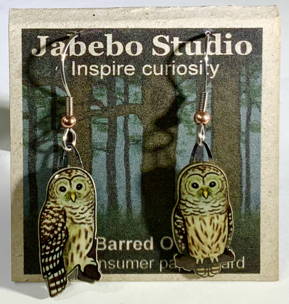 Barred Owl Earrings