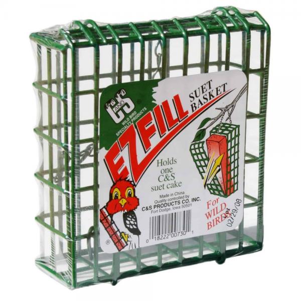 EZ Fill Green Color Suet Basket