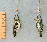 Downy Woodpecker Earrings