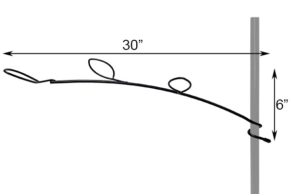 24" Quick Connect Branch Arm