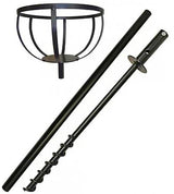 12" Flower Pot Holder - Pole Mount