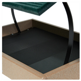 Large Fly-Thru Bird Feeder in Taupe and Green Recycled Plastic