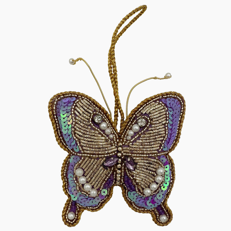 Butterfly Purple Ornament