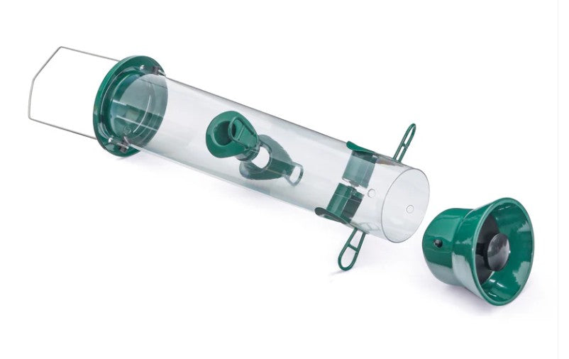 Large Economy Tube Bird Feeder with 4 Ports