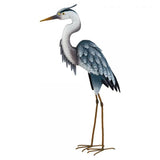 Blue Heron Metal Decor