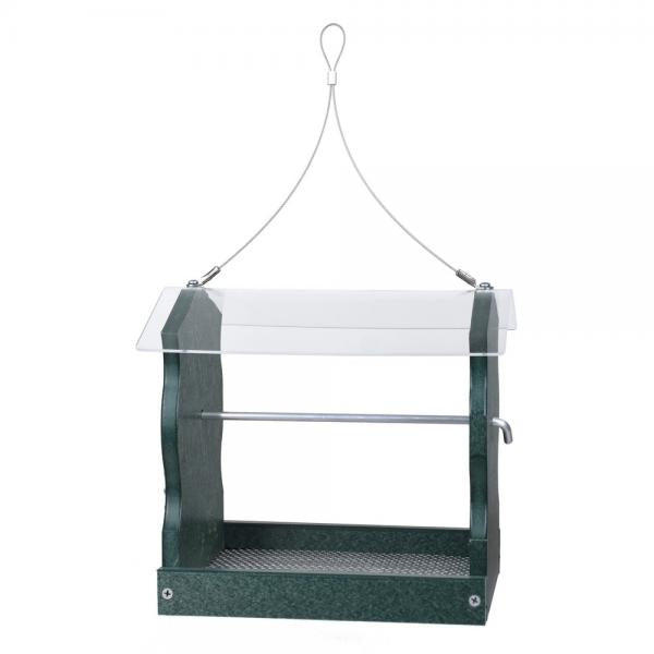 Recycled Green Seed Cylinder Feeder