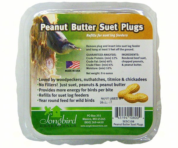 Suet Plugs Peanut