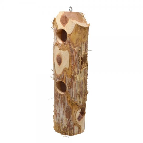 4 Plug Suet Log Feeder without Perches