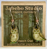 Screech Owl Earrings
