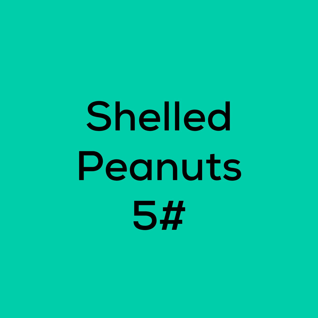 Shelled Peanuts 5#