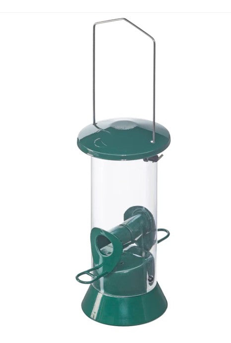 Small Economy Tube Bird Feeder with 2 Ports