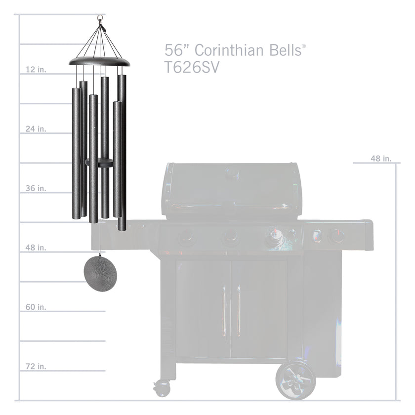 56" Corinthian Chimes - Copper Vein