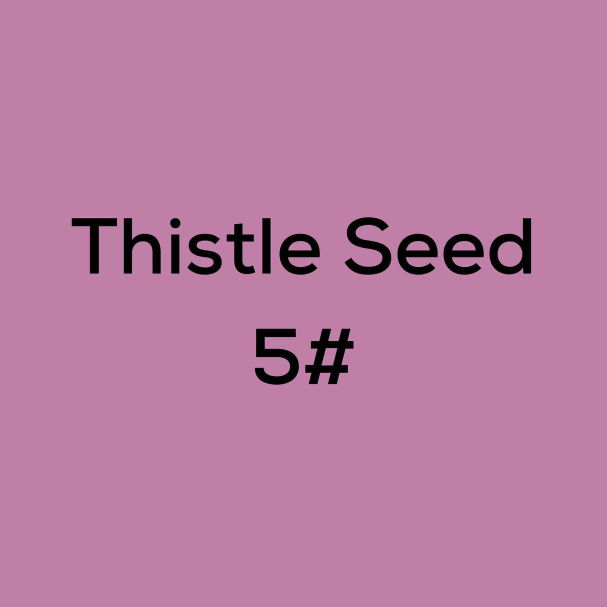 Nyjer Thistle Seed 5#