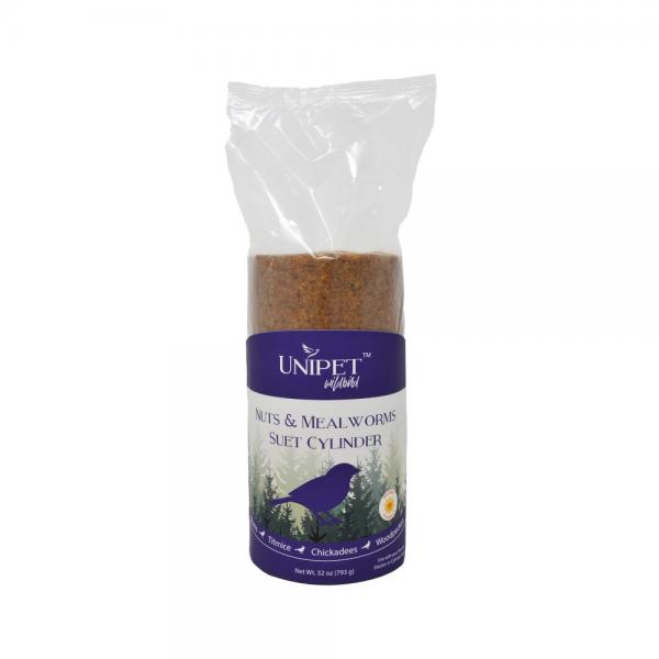 Nuts & Mealworms No-Melt Suet Cylinder - 32 oz