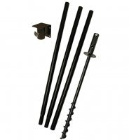 5 Pc Bluebird Pole Set with Twist In Ground Socket