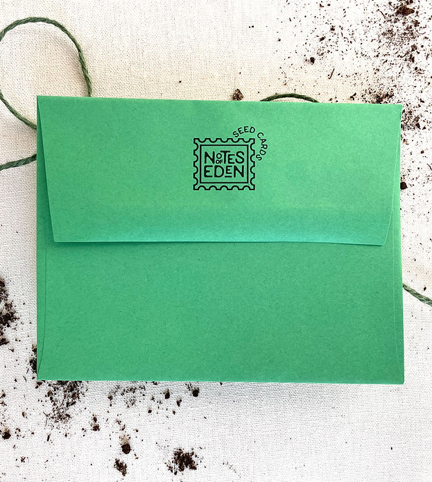 "Thank You For Helping Me Grow" Seed Card Herbs
