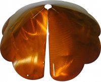 Copper Cone Scalloped Edge Squirrel Baffle