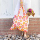 Citrus Red Reusable Shopper Blu Bag