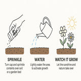 Lady Bug Shaker Garden Can Seed Kit