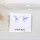 Hummingbird Stud Earring