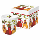 Cardinals Mug in Gift Box-Holiday Party
