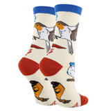 Birds the Word | Women's Funny Cotton Crew Socks