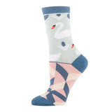 Black Swan | Women's Premium Cotton Crew Dress Socks