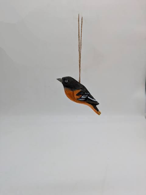 Hand Carved Robin Ornament