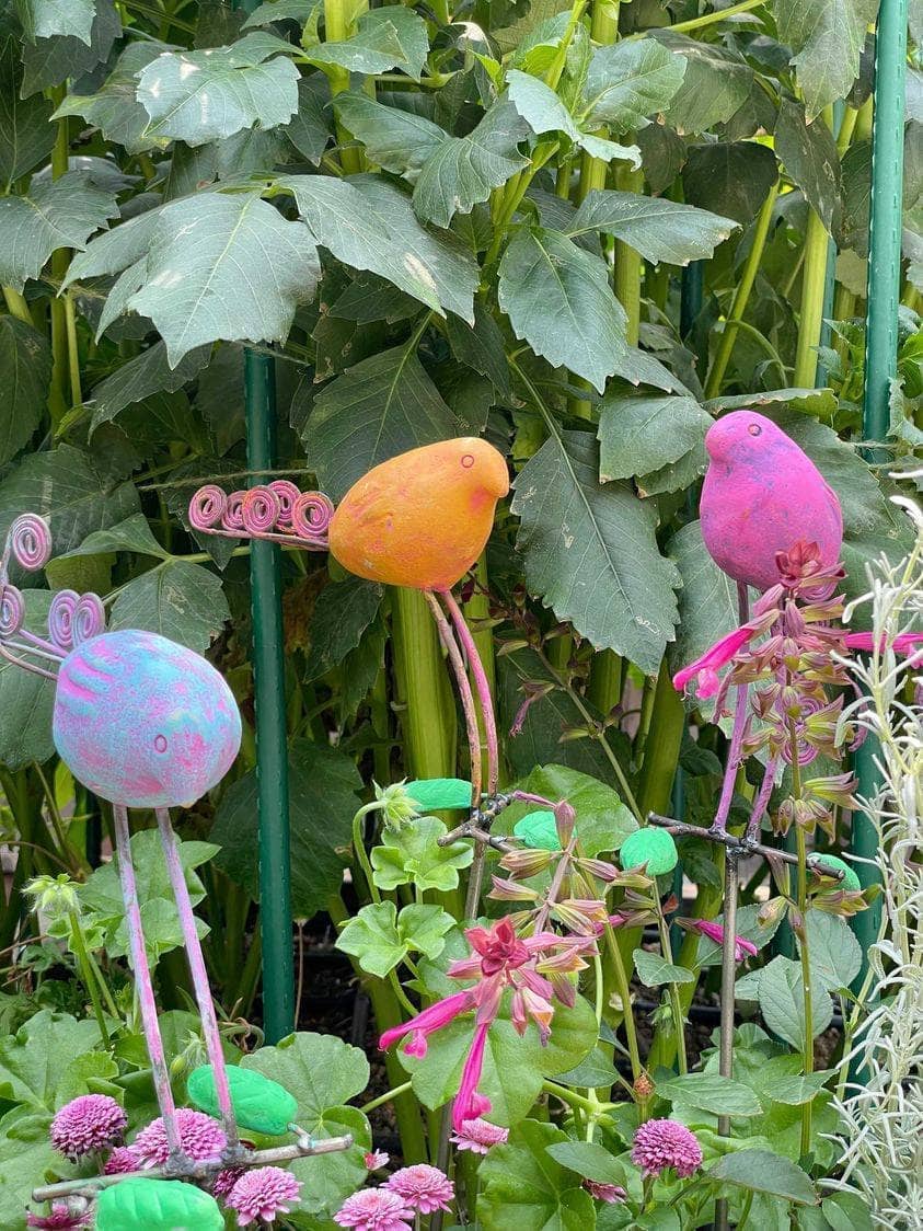 Bird Garden Stake
